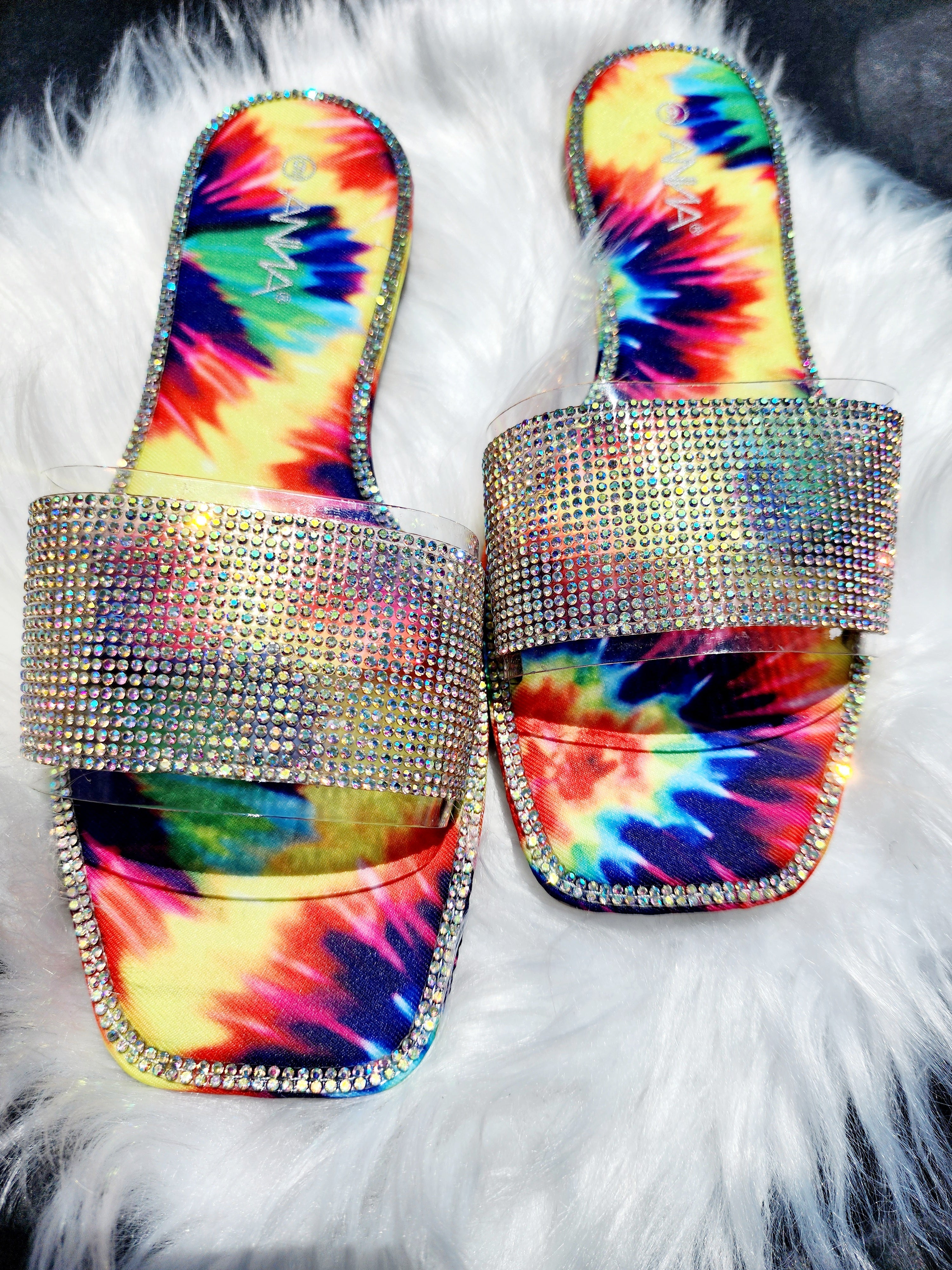 ON THE BRIGHT SIDE SLIPPER SANDALS